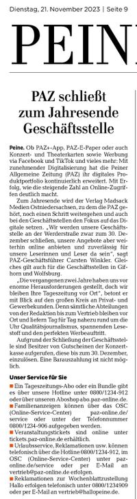 PAZ 21.11.2023 PAZ schlie&szlig;t Gesch&auml;ftsstelle in Werderstra&szlig;e zum Jahresende -1.pdf